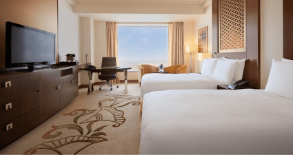 Habitación courtyard by marriott al barsha